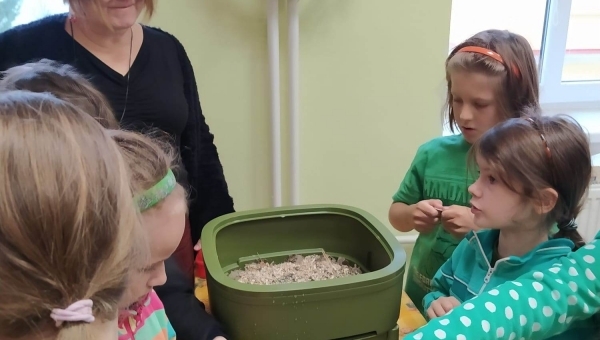 Zpracování biodpadu ve škole 