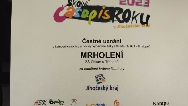 Školní časopis roku 2023