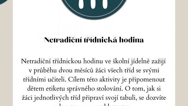 Netradiční třídnické hodiny