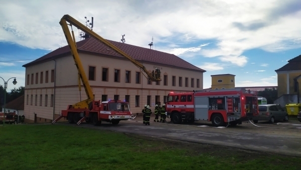 Požární cvičení