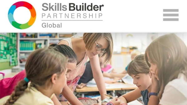 Medailonek na britském webu - Skills Builder