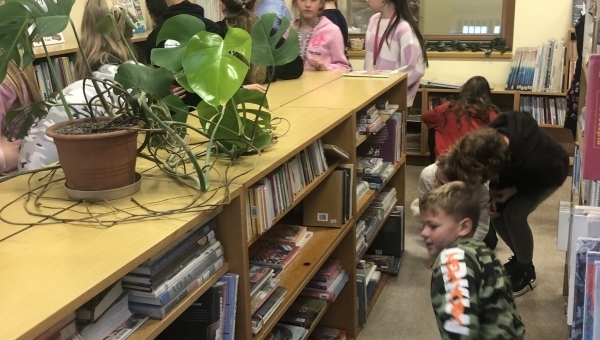 Návštěva knihovny - 5. třída