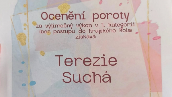 Okresní kolo recitační soutěže v Jindřichově Hradci 