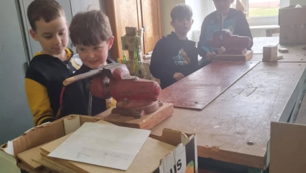 Pracovní vyučování v dílnách