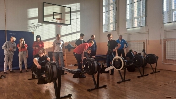 Veslování v ZŠ Chlum u Třeboně