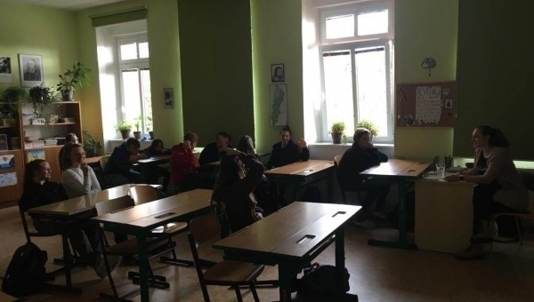 Beseda v 8. třídě s právničkou